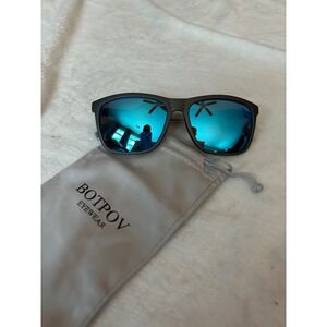 BOTPOV‎ Eyewear Sunglasses Blue Mirrored Lens Fashion Shades